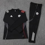 25-26 Ajax Black Half Pull Tracksuit (半拉链)
