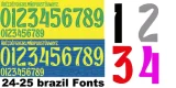 25-26 Brazil Blue Special Edition Training shirts