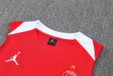 25-26 PSG Jordan Red Tank top and shorts suit