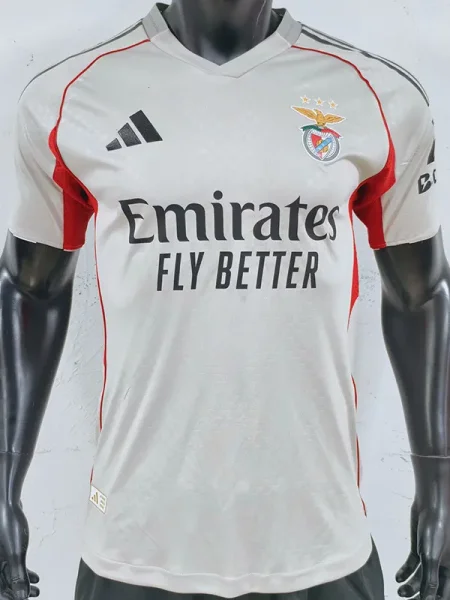25-26 Benfca Away Player Version Soccer Jersey