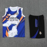 25-26 RMA White blue Tank top and Shorts Suit