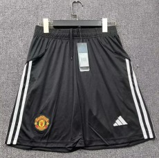 25-26 Man Utd Black Shorts Pants