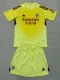 25-26 Benfca Yellow Goalkeeper Kids Soccer Jersey