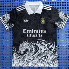 25-26 RMA Black Polo short sleeve (三叶龙)有领