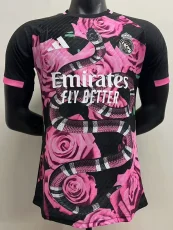 25-26 RMA Black Special Edition Player Version Training shirts (粉蛇)