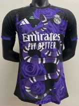 25-26 RMA Black Special Edition Player Version Training Shirts (紫蛇)