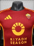 25-26 Roma Home Player Version Soccer Jersey