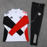 25-26 Ajax White Half Pull Tracksuit (半拉链)