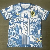 25-26 Brazil Blue Special Edition Fans Soccer Jersey