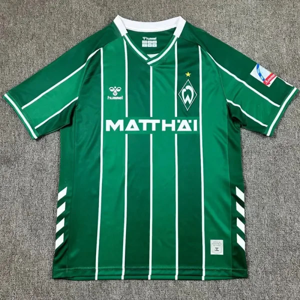 25-26 Werder Bremen Home Fans Soccer Jersey
