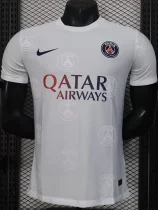 25-26 PsG White Special Edition Player Version Training shirts (队标印花)