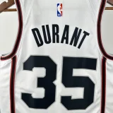 24-25 ROCKETS DURANT #35 White city Edition Top Quality Hot Pressing NBA jersey