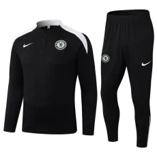 25-26 CHE Black Half Pull Tracksuit (半拉链)