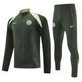 25-26 CHE Army green Half Pull Tracksuit (半拉链)