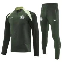 25-26 CHE Army green Half Pull Tracksuit (半拉链)