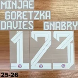 25-26 Bayern Home Long Sleeve Player Version Soccer Jersey (长袖球员)
