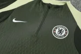 25-26 CHE Army green Half Pull Tracksuit (半拉链)