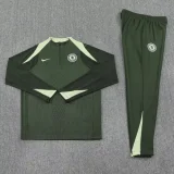25-26 CHE Army green Half Pull Tracksuit (半拉链)