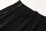 2025 AD Black Jacket Tracksuit #2319