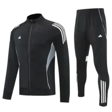 2025 AD Black Jacket Tracksuit #2319