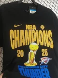 2025 NBA Black champions High Quality Casual T-Shirt