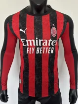 25-26 ACM Home Long Sleeve Player Version Soccer Jersey (长袖球员)