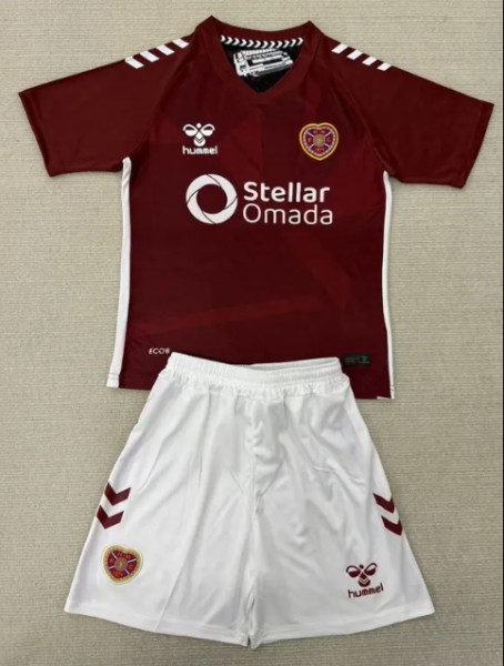 25-26 Heart Home Kids Soccer Jersey