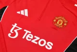 25-26 Man Utd Red Half Pull Tracksuit (半拉链)