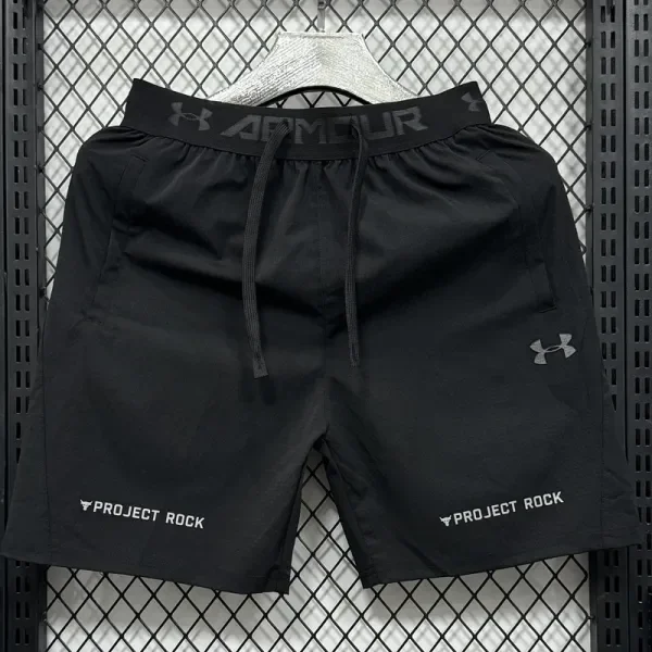 D3301 UA Black Casual Short Pants