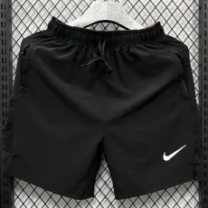 D330 NK Black Casual Short Pants