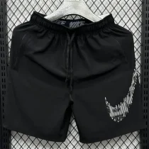 D661 NK Black Casual Short Pants