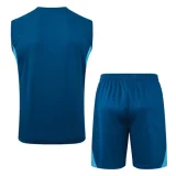 25-26 juV Blue Tank top and shorts suit #D2577