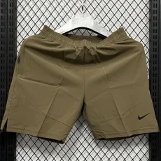 D985 NK Khaki Casual Short Pants