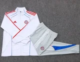 25-26 Bayern White Jacket Tracksuit #A2551