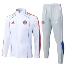25-26 Bayern White Jacket Tracksuit #A2551