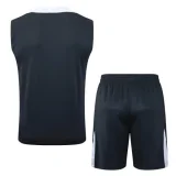 25-26 CHE Dark gray Tank top and shorts suit #D2575