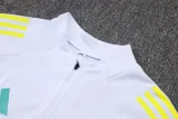 25-26 JUV White Half Pull Tracksuit (半拉链)