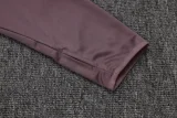 25-26 Man Utd Grey purple Half Pull Tracksuit #B2550(半拉链)