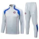 25-26 Bayern Light gray Half Pull Tracksuit #B2548(半拉链)