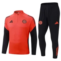 25-26 Bayern Red Half Pull Tracksuit (半拉链)
