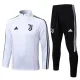 25-26 JUV White Half Pull Tracksuit #B2552(半拉链)