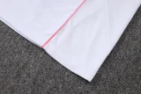 25-26 JUV White Half Pull Tracksuit #B2552(半拉链)