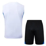 25-26 Man Utd White Tank top and shorts suit #D25101