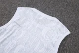 25-26 CHE White Tank top and shorts suit #D25121