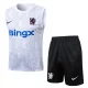 25-26 CHE White Tank top and shorts suit #D25121