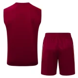 25-26 ARS Jujube red Tank top and shorts suit #D25108