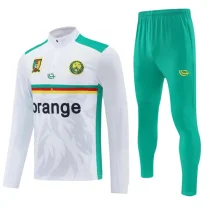 25-26 Cameroon White Half Pull Tracksuit (半拉链)
