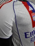 25-26 Lyon Home Player Version Soccer Jersey