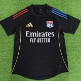 25-26 Lyon Black Player Version Training shirts