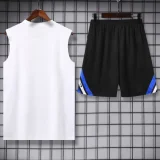 25-26 INT White Tank top and shorts suit
